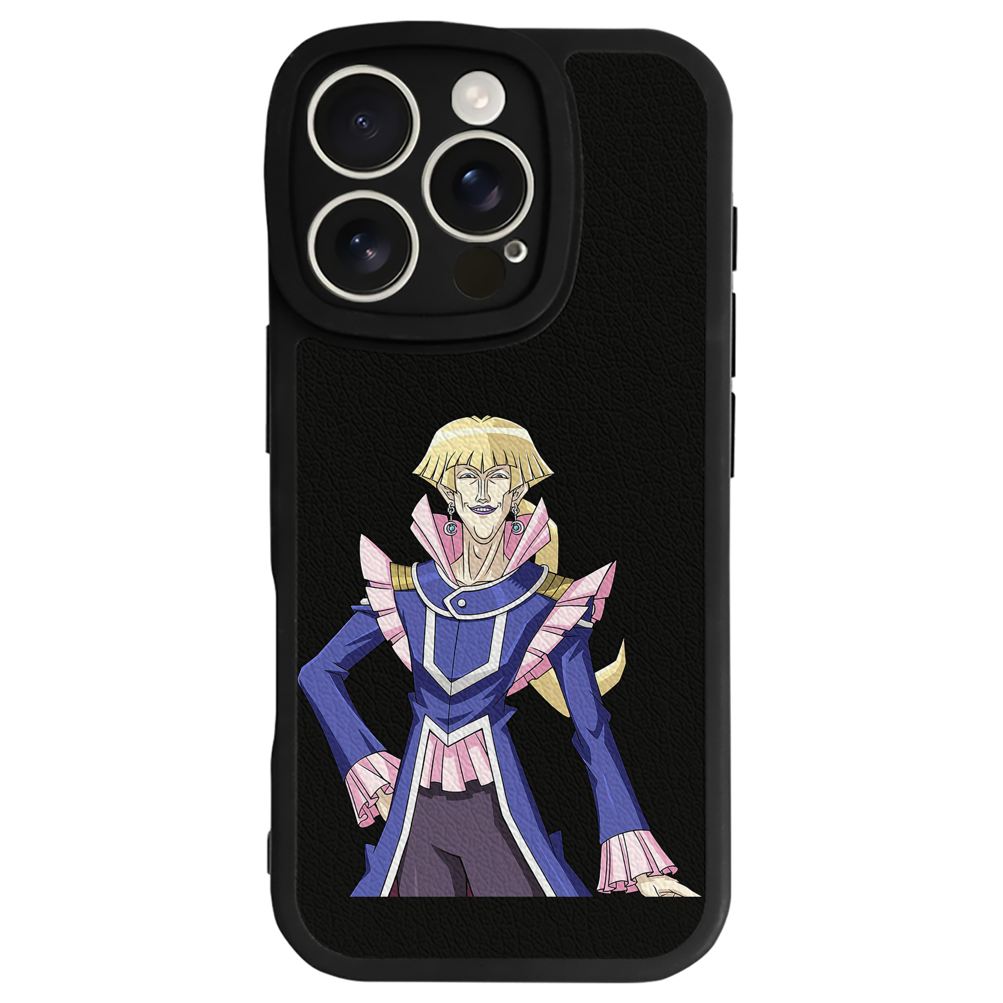 （画像用） 遊☆戯☆王 Yu-Gi-Oh! 【iPhone 16シリーズ対応】シリコンスマホケース（レザー調） 材質：シリコン